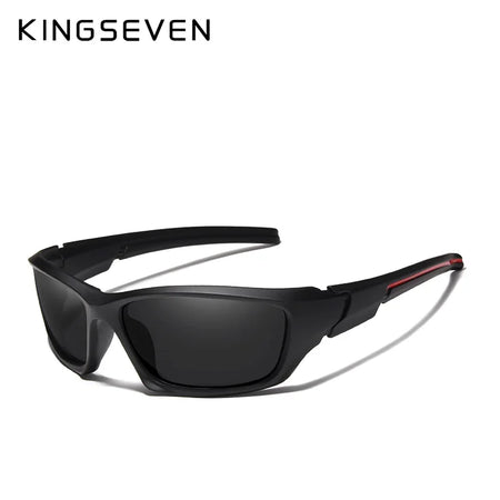 Lunettes de soleil sport Homme KINGSEVEN – Polarisées, Type masque, Protection UV400